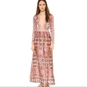For Love & Lemons Juliet Maxi Dress